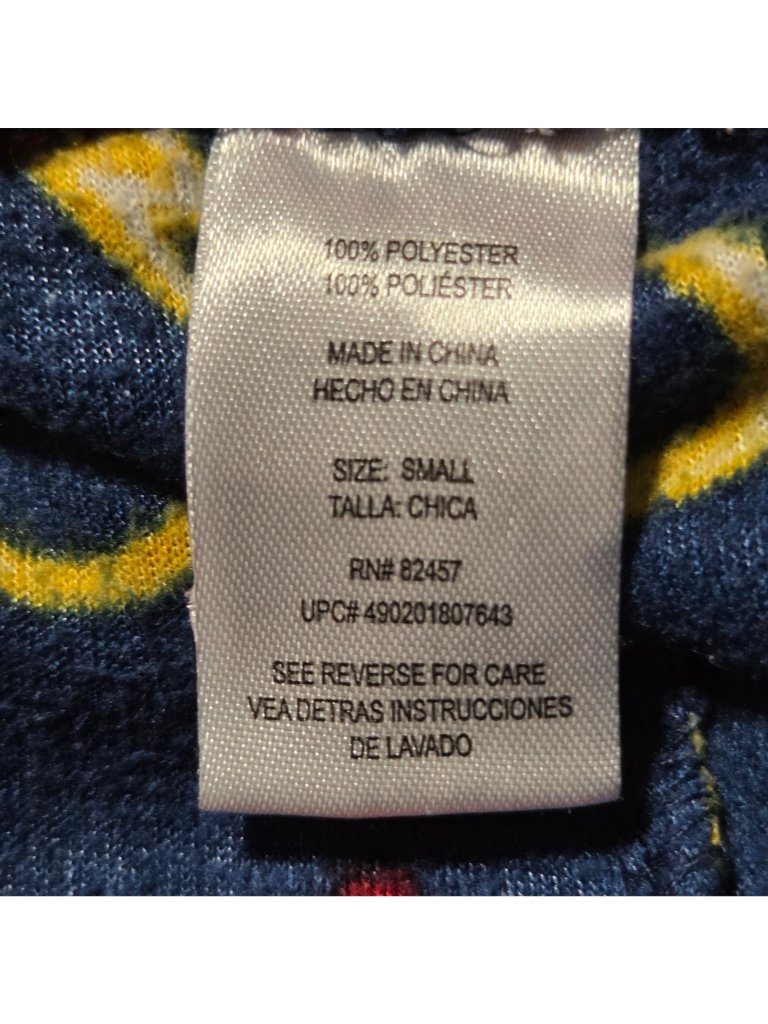 Harry Potter Pajama Pants Size Small Hogwarts Crest Glasses Lightning Print — image 4 of 4